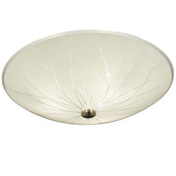 Nerine plafond, diameter 42 cm, Hvit / Stål