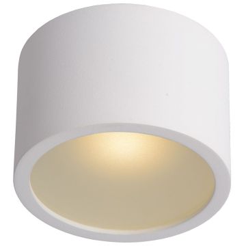 Lily taklampe rund, diameter 9 cm, IP54, Hvit
