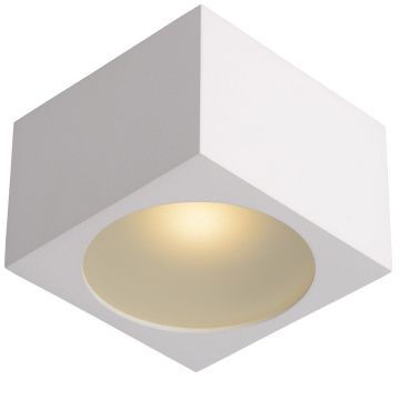 Lily taklampe firkantet, 9x9 cm, IP54, Hvit