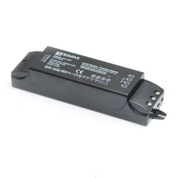 Elektronisk transformator 12V AC 20-60W, NorDesign, dimbar
