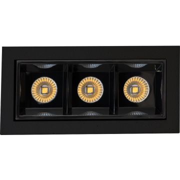 Frio 3 downlight, lengde 9 cm, 6W LED 3000K 470lm, dimbar
