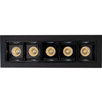 Frio 5 downlight, lengde 14 cm, 10W LED 3000K 524lm, dimbar