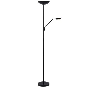 Zenith gulvlampe, høyde 180 cm, 20W + 4W LED