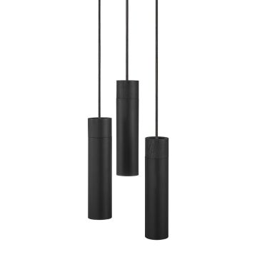 Tilo 3 klyngependel, diameter 22 cm, Sort