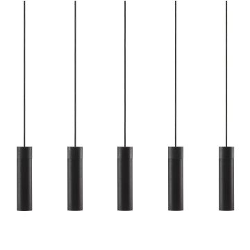 Tilo 5 pendelskinne, lengde 80 cm, Sort