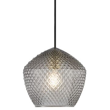 Orbiform takpendel, diameter 23 cm, Røykfarget
