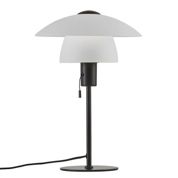 Verona bordlampe, høyde 40 cm, Opalhvit