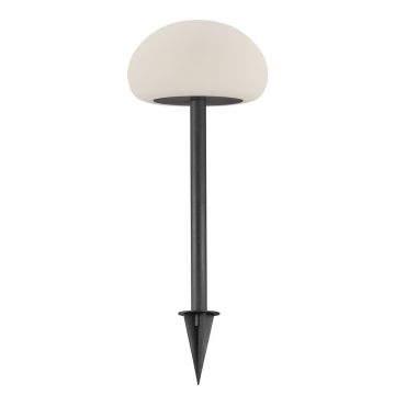 Sponge oppladbar hagelampe, 3-Step Moodmaker™, IP65 Sort / Hvit, høyde 51 cm