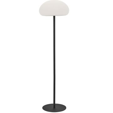 Sponge oppladbar gulvlampe, høyde 126 cm, 3-Step Moodmaker™, IP65, Sort / Hvit