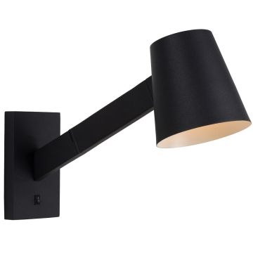 Mizuko vegglampe for fast montering, høyde 32 cm, Sort