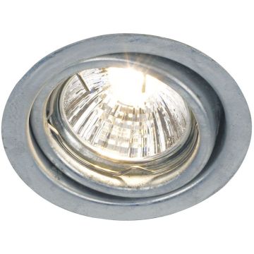 Tip downlight for GU10, 35° tilt, Galvanisert