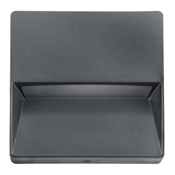 Montego vegglampe, 17x17 cm, LED 3000/4000K 600lm, Antrasitt