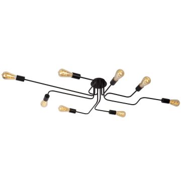 Lester 8 taklampe, 150 x 80 cm, Sort