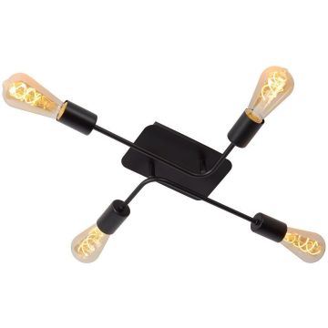 Lester 4 taklampe, 52 x 38 cm, Sort