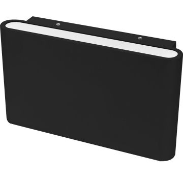 Beatrice vegglampe, lys opp og ned, dimbar 2x3W LED, Sort (RAL9005)