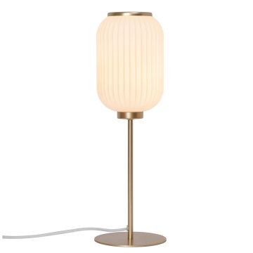 Milford bordlampe, høyde 48 cm, Messing
