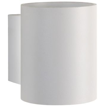 Xera vegglampe for fast montering rund, høyde 10 cm