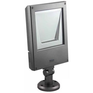 Ottawa lyskaster 60W LED, 120° lysspredning, Sølvgrå