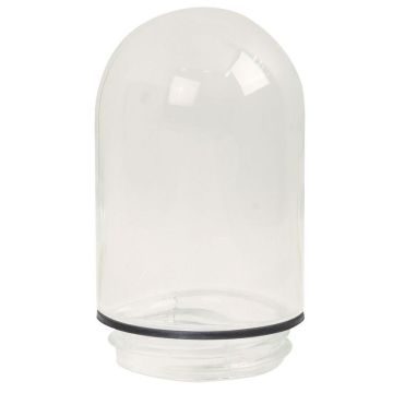 Reserveglass, staldglass, diameter 9,5 cm, Klart
