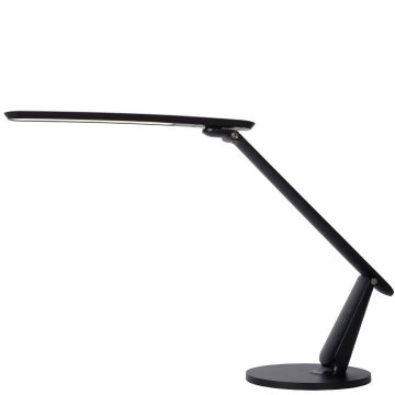 Practico skrivebordslampe med USB-utgang, høyde 47 cm, 10W LED, Sort