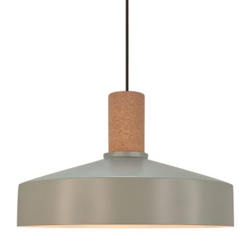 Elvas takpendel, diameter 37 cm, Dus grønn / Kork