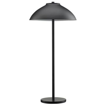 Vali High B4394 bordlampe, høyde 50 cm, Sort struktur