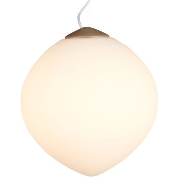 Ceres T1563 takpendel, diameter 40 cm, Sand struktur / Opalhvitt glass
