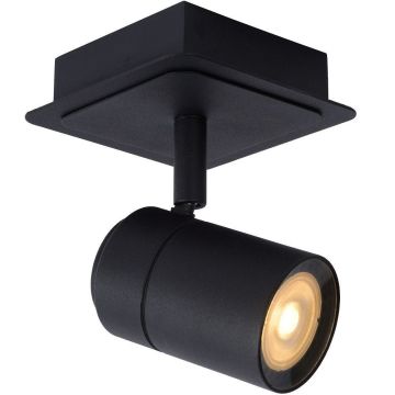 Lennert takspot, IP44 Inklusive 5W/GU10, dimbar, Matt sort