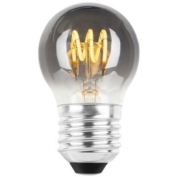 Krone E27 G45 4W LED 90lm 2700K Røykfarget, dimbar