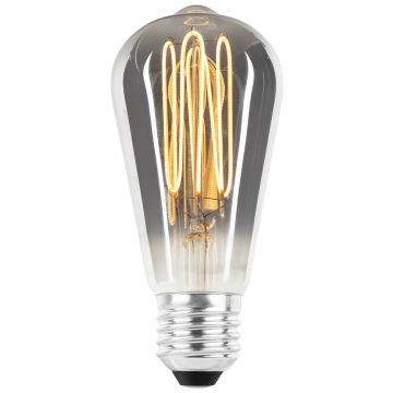 Lanterne E27 ST64 4W LED 130lm 2700K Røykfarget, dimbar