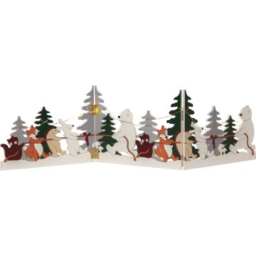Forest Friend borddekorasjon, bredde 48 cm