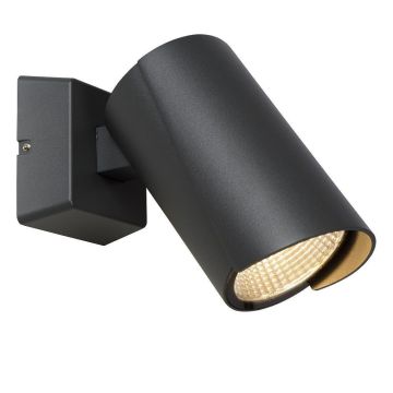 Manal vegglampe, justerbar spot, 12W LED 3000K 988lm, Antrasitt
