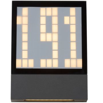 Digit utendørs vegglampe 3W LED 2700K Antrasitt
