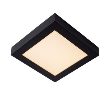 Brice taklampe IP44, bredde 22x22 cm, dimbar LED 3000K 1186lm