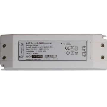 LED transformator 24V DC 45W, DALI dimbar