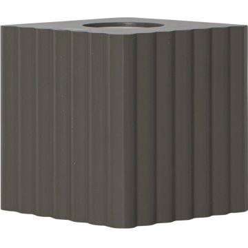 Box lampefot E27 brun