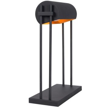 Elias bordlampe, høyde 45 cm, Matt sort