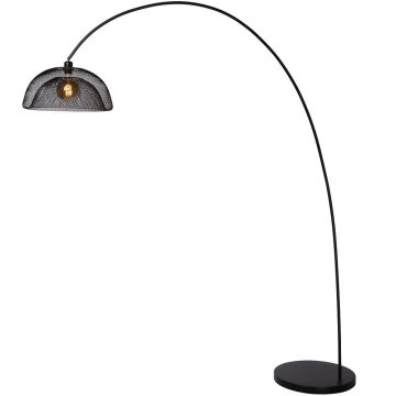 Mesh gulvlampe, høyde 200 cm, Sort