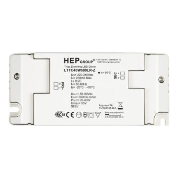 HEP LED driver 40W/900mA - PHASE CUT dimmable