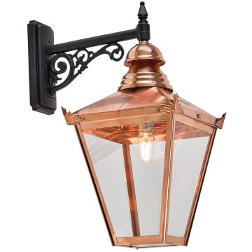 Norlys Chelsea Big 964 vegglampe, høyde 95 cm, Kobber