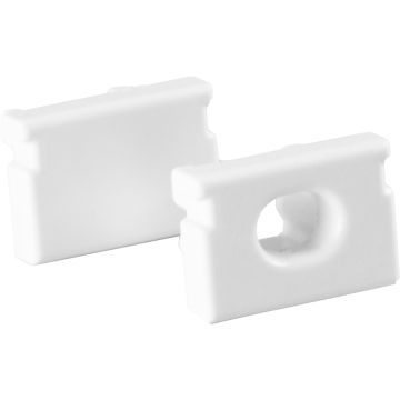 Lumistar 1007 endestykke 2-pk, hvit