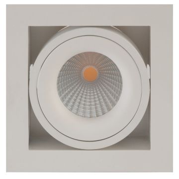 Dakota downlight, 30° tilt, dimbar LED 2700K 530lm