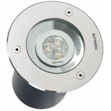 Rena 1550 nedfelt, diameter 13 cm, 10° tilt, inkl LED-pære, Syrefast stål