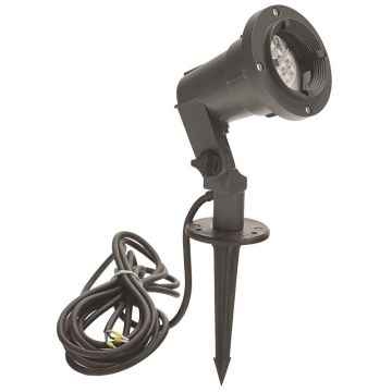 Sande 1593 bakke-/veggspot med jordspyd, LED 3000K 652lm, Grafitt (RAL7016)