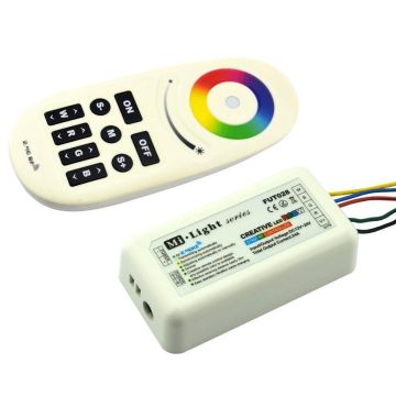 LED controller touch screen RGB/W 4x6A (RF)