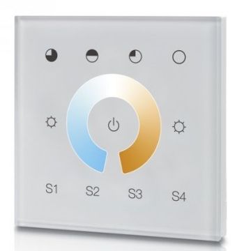 NorDesign DT8 dual color touch controller, DALI