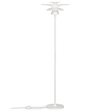 Picasso G3294 gulvlampe, høyde 140 cm, diameter 38 cm, Matt hvit