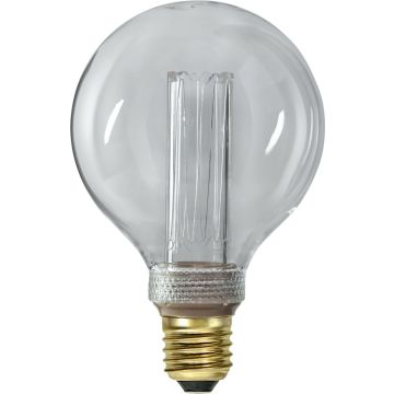 New Generation E27 G95 LED 2,5W 90lm 1800K Klar, dimbar