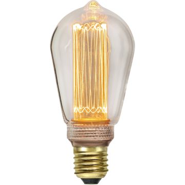 Dekorpære Edison E27 ST64 LED 2,5W 90lm 1800K, dimbar