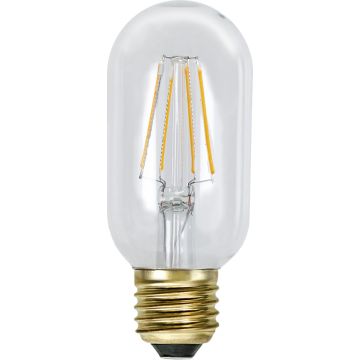Decoration E27 T45 111mm LED 1,6W 140lm 2100K Klar, dimbar
